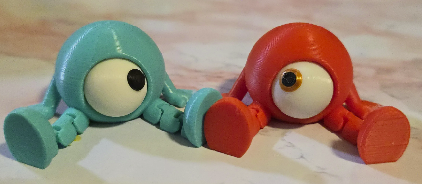 Meet Mr. Wobble - one enormous eye, floppy legs and absolutely no idea what’s going on!